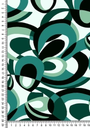 Knitted Fabric Blend (Cotton 92%, PU 8%) for Garments