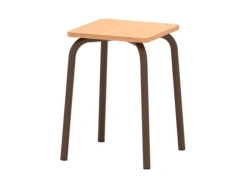 Adjustable Stool with Metal Frame