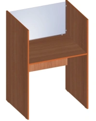 Student Desk with Acoustic Cabin for Foreign Language Classrooms