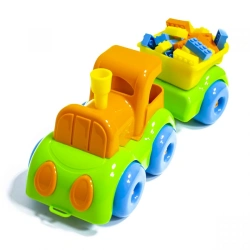 Bright and Functional Train with Trailer "Vezunchik" KNOPE 1/6