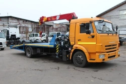Special Tow Truck with Crane (FG 314, 414, 415, 415T, 514, 516) Model 3957K3 on KAMAZ 4308-G5 Chassis