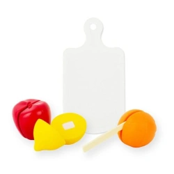 Fruit Cutting Play Set for Kids with Knife and Cutting Board