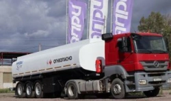 Fuel Transport Semi-Trailer Tank Model 96398 on BPW Axles