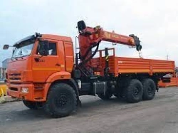 Cargo Truck with Crane (Inman IM150N, IM320), Model 336962 on KAMAZ-43118-50/A5/RR/RS Chassis