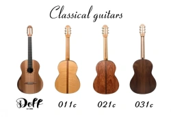 Classic Guitar with Spruce and Maple Body, Includes Case