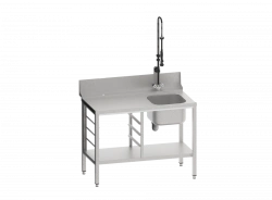 Pre-Washing Table SPM-6-3 on Four Legs