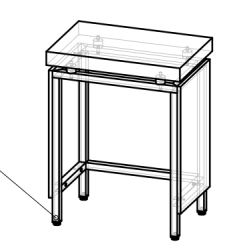 Weighing Table with Granite Top RM 03/05