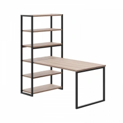 Metal Shelf Table - Transformable Design for Home or Office