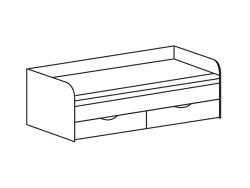 Bed with Drawer for Hotels and Residential Use, Art. K03