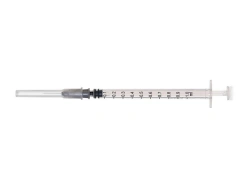 Sterile Single-Use Three-Component Injection Syringe 1ml with 27G Needle