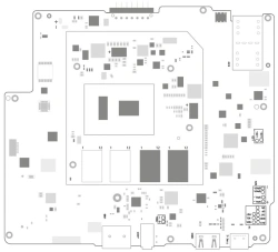 Mobile Computer Motherboard with Advanced Electronics MIG T8X
