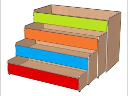 Four-Tier Pull-Out Children's Bed