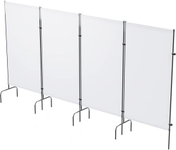 Medical Screen 4-Section Without Wheels Model MSK-4302-01