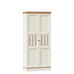 Two-Door Cabinet Villaggio LD.680330.000 (Alabaster/Golden Oak)