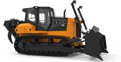 Versatile Bulldozer for Construction and Earthworks with YAMZ Engines D15