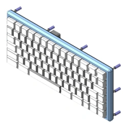 Universal Keyboard KM-3 with 79 Keys and Backlighting