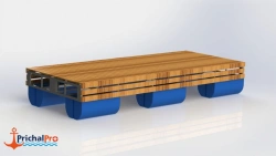 Baltiets Floating Dock Section - Durable Steel Frame