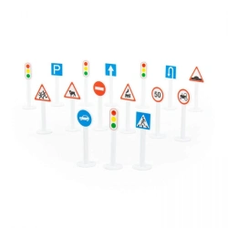 Road Sign Set for Kids - 16 Elements, Art. 64196