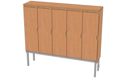 Children's Clothing Cabinet for Storage, Model SHO-2