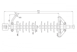 Line Insulator with Protective Silicone Coating LK 120/110-IG-5 GP