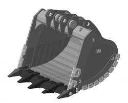 Heavy-Duty Rock Bucket for Excavators RD-270L.33(18).85SVCC.EXEY-X1