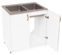 Double Sink Cabinet with Two Doors ATT-1112