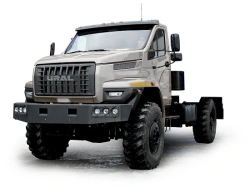 Шасси Урал 43206-71E3 с кабиной типа "NEXT" (Возможное оснащение: КП FG 9JS135ТА; сцепление: ZF, Hammer; раздаточная коробка: УР