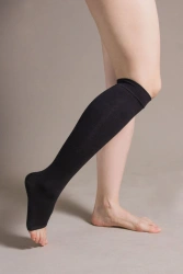 Open-Toe Knee-High Compression Stockings Class I for Medical Use" G1(p)-C