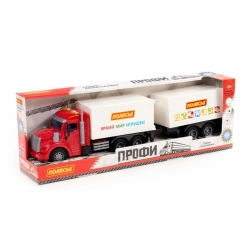 Realistic Inertia Truck with Trailer for Kids - Profi Model 92571