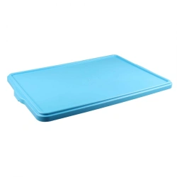 Durable White Dough Tray Lid 665x440x28mm (Reusable)