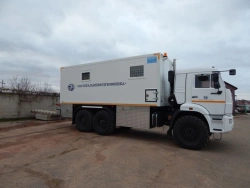 Perforation Station Laboratory LPS Model 6799C on KAMAZ-5350-D5 Chassis
