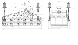 Inertial Linear Screen for Wet and Dry Screening of Bulk Materials GLI-513VCH16