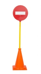 Road Sign Stand for Vertical Installation in Sports Events