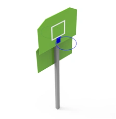 Double Basketball Backboard Trainer - Model Тренажер-012