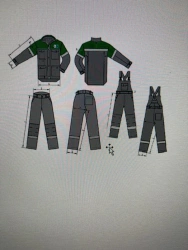 Protective Clothing Suit for General Industrial Contaminants (Jacket + Pants)