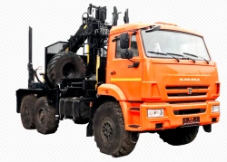 Heavy-Duty Timber Transport Truck with Crane (GM) VM10L74M