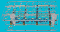 Magnetic Laboratory Stand for 48 Test Tubes, Model TU 32.50.50-005-01813981-2020