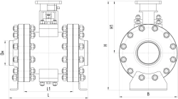 Steel Ball Valve for Tight Sealing AТЭК.491284.298