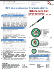 Armored Fiber Optic Cable DBP Type