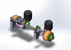 Axle Assembly with Pneumatic Suspension AXL-13-RFDGPK-00