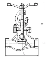 Steel Shut-off Valve Coupling KZ DN 6-600 PN 1.6-16 MPa