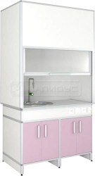 Exhaust Cabinet SHV-2KN with Round Aluminum Frame