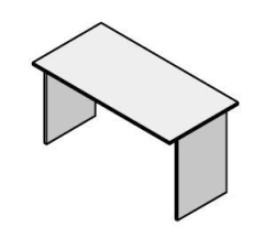 Rectangular Office Table - Agat Furniture Set