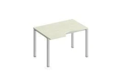 Ergonomic Table with Metal Frame by DAMINART