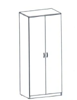 Clothing Storage Cabinet for Organized Garment Storage