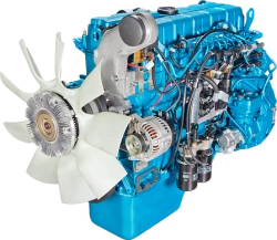 6-Cylinder Diesel Engine YAMZ-53642 with Modifications