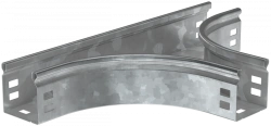 T-Shape Smooth Splitter CRT01-0-050-050-HDZ for Cable Trays