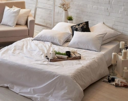 Cotton Bed Linen Set 1.5 and 2-Person, Euro Size