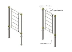 Swedish Wall Trainer AKS-714 for Strength and Flexibility
