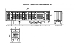 Livestock Transport Semi-Trailer TONAR 9827